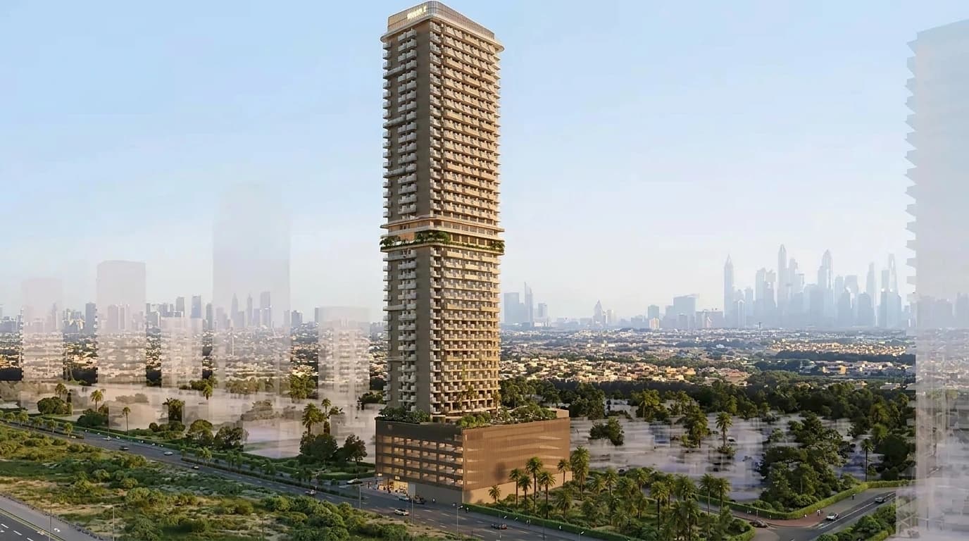 Elar1s Sky at JVT apartments in JVT, Dubai exterior view