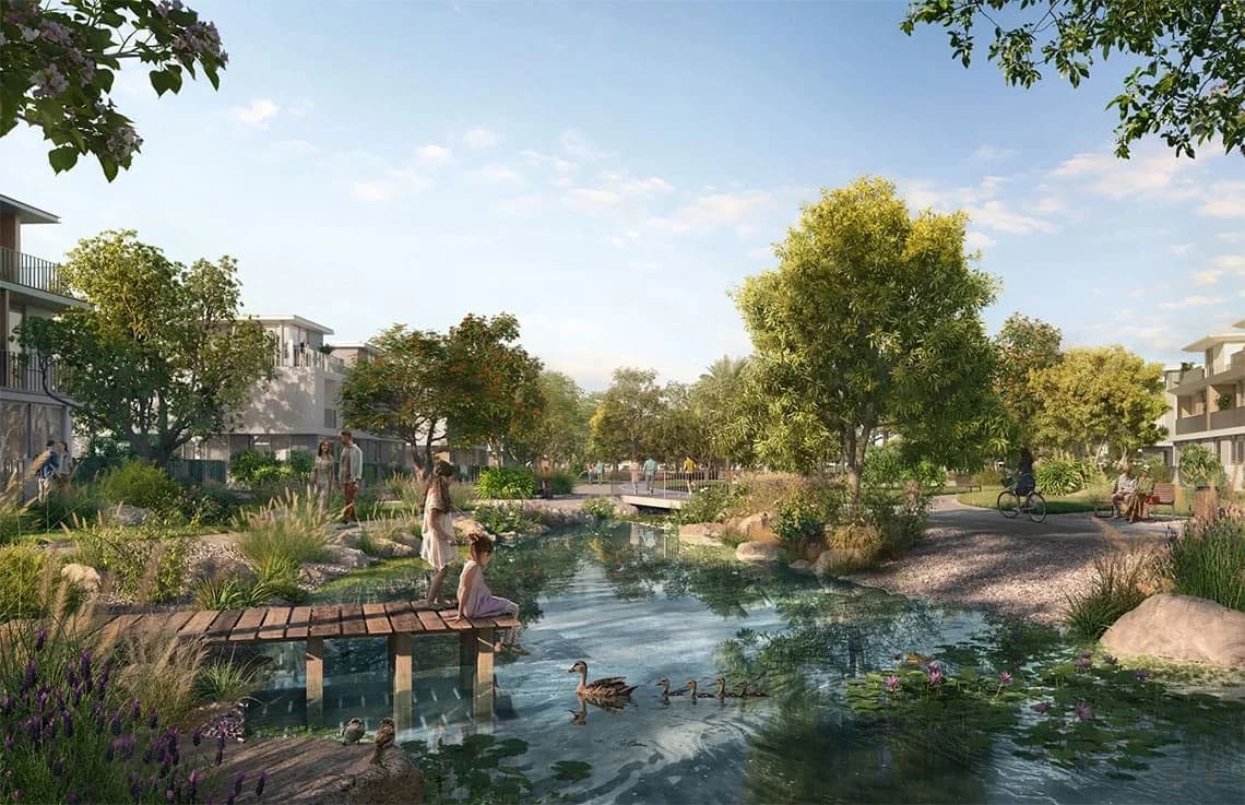 Elva at The Valley, Dubai by Emaar Properties, сад