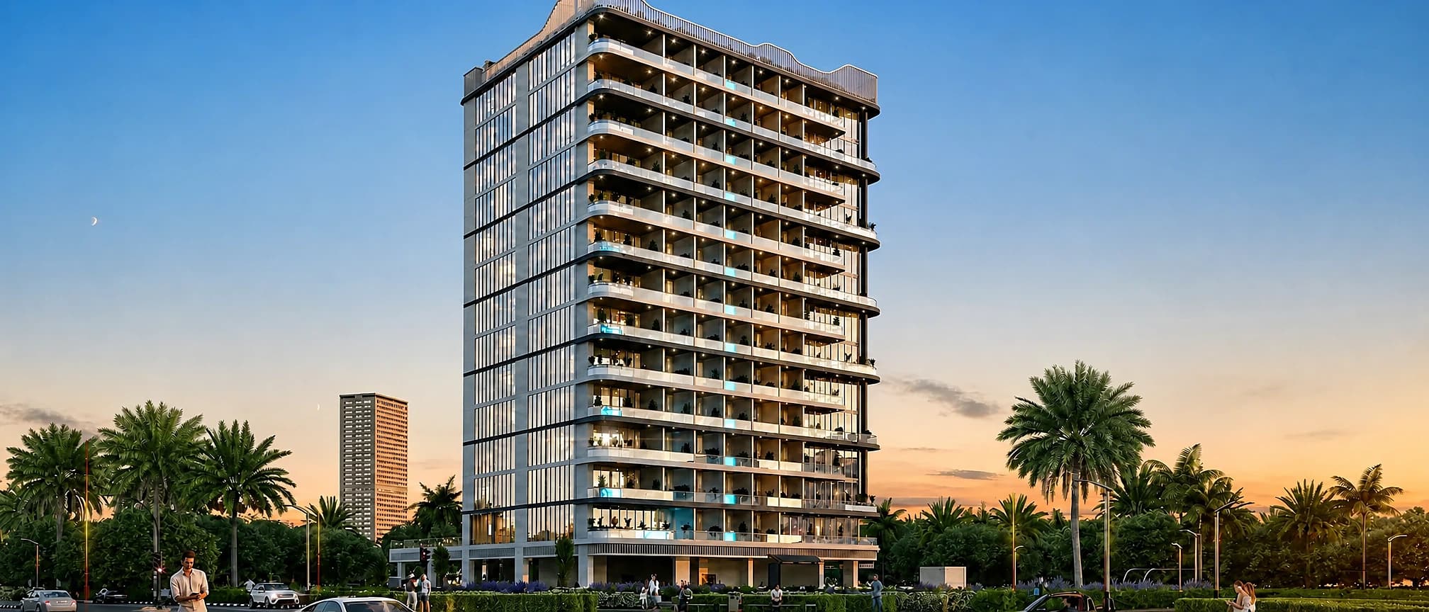 Empire Gardens at DLRC in Dubai Land Residence Complex exterior