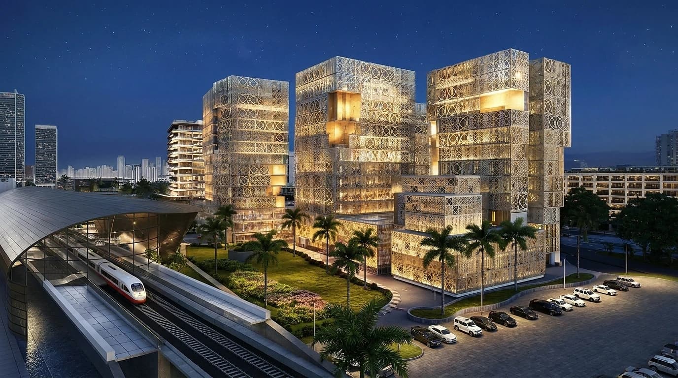 John Richmond Towers at Al Furjan, Dubai exterior view