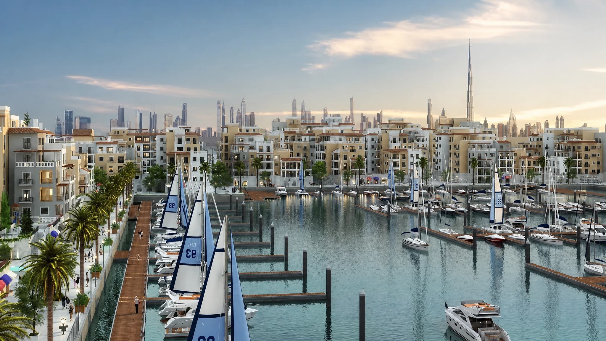 La Cote Apartments in Port De La Mer, Dubai exterior view