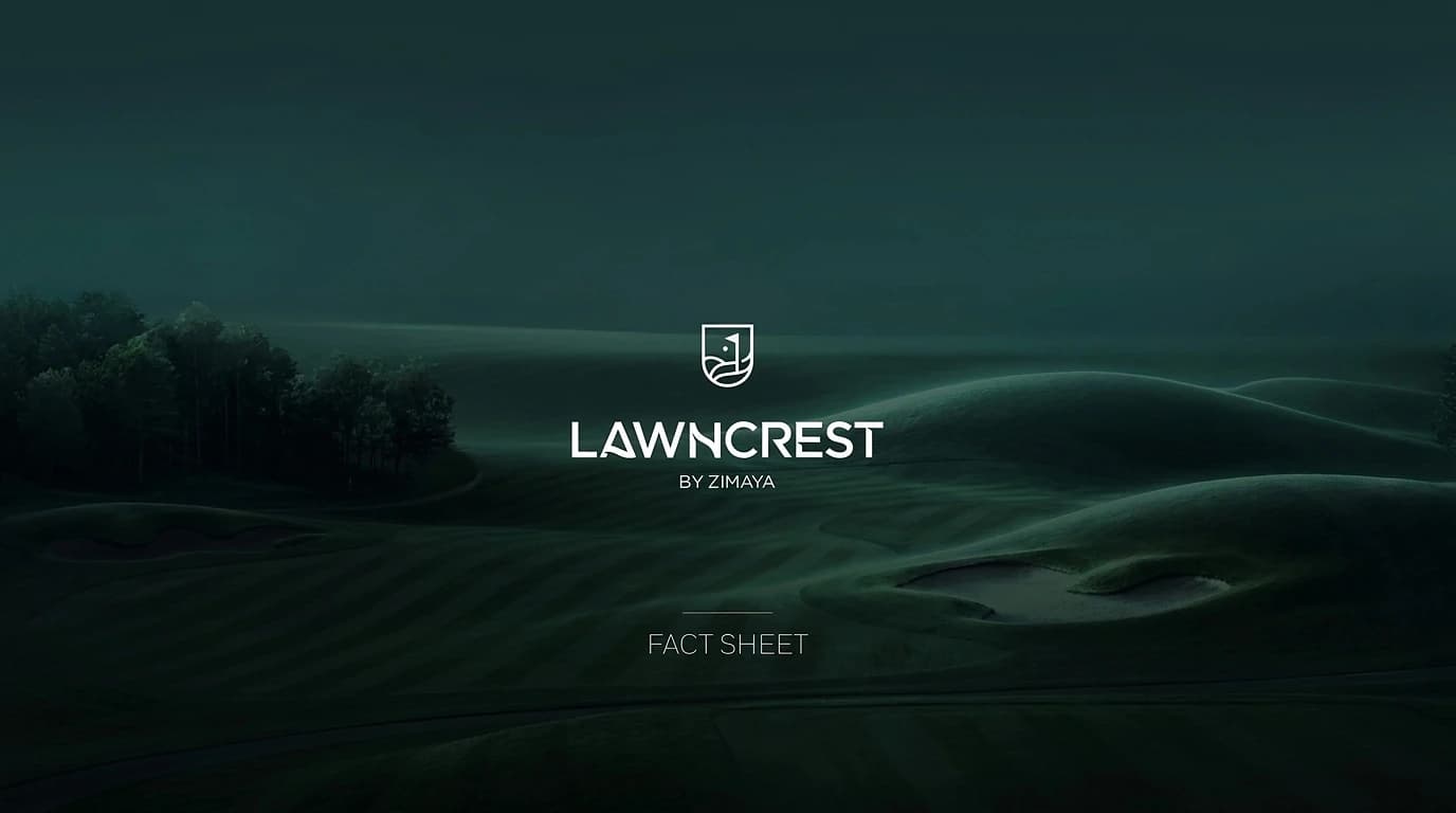 Lawncrest apartments in Dubai Production City exterior view