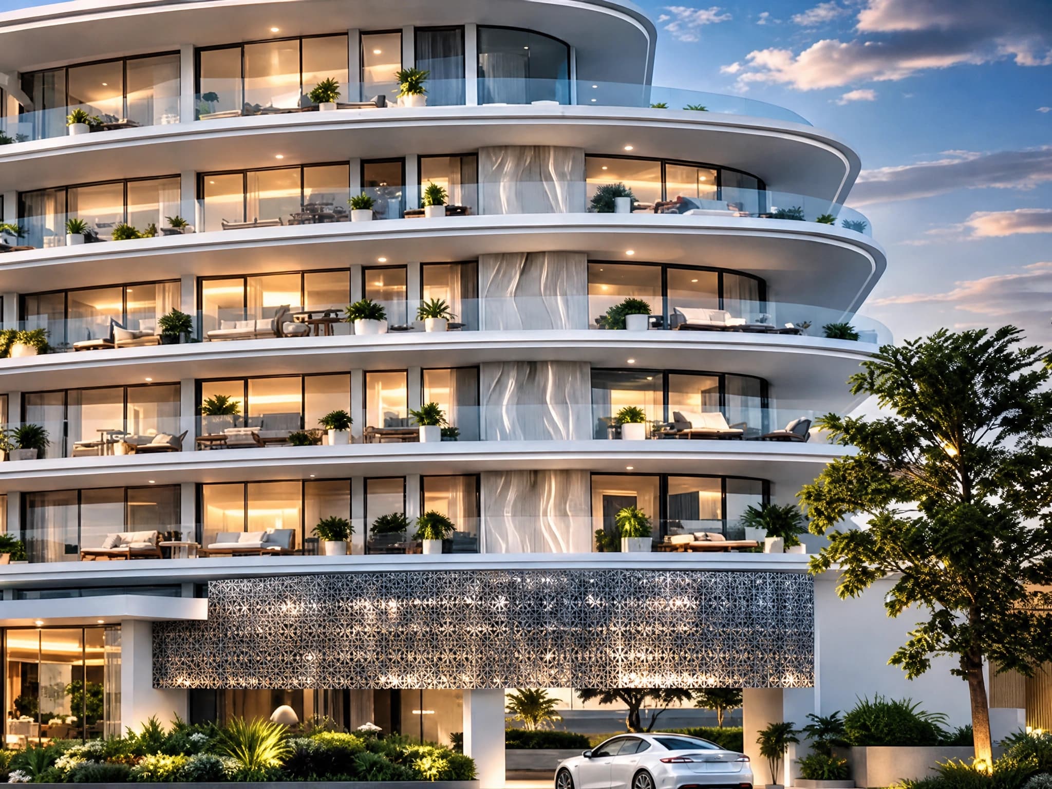 Lincoln Star Residence 4 at Dubai South exterior view