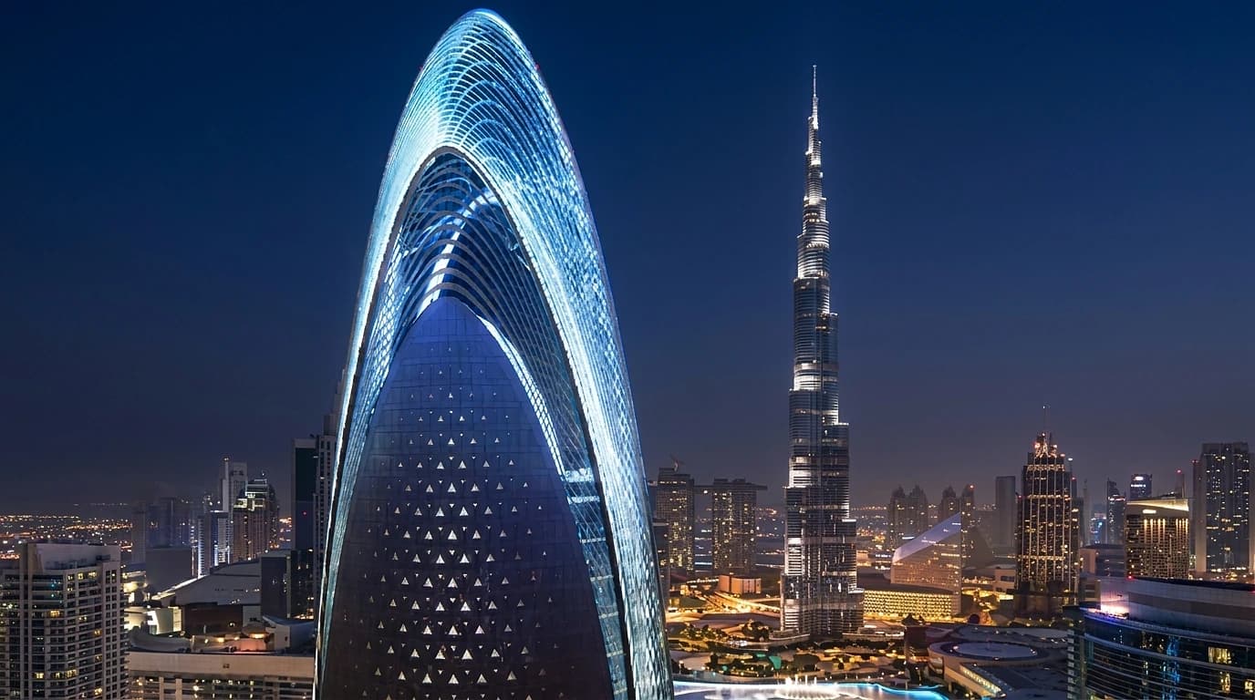 Mercedes Benz Places at Downtown Dubai exterior in Downtown Dubai
