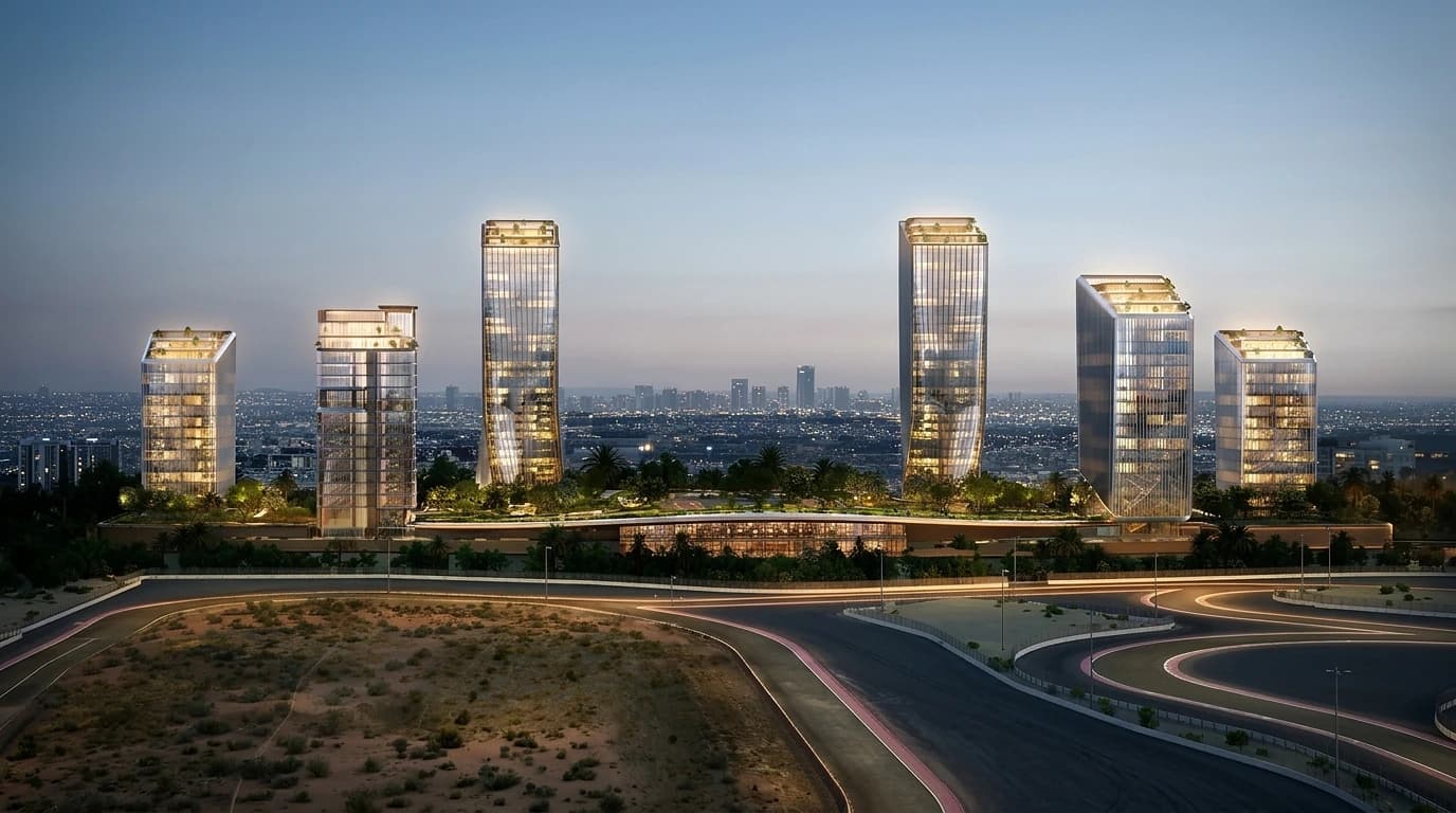 RISE at O1NE District by Avenew Development in Motor City, Dubai
