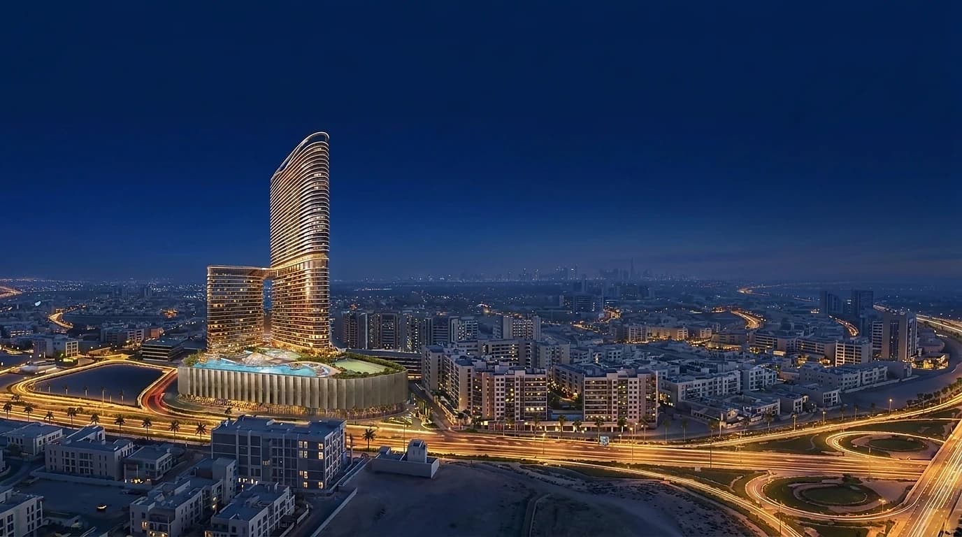 Serenz by Danube in JVC, Dubai exterior view