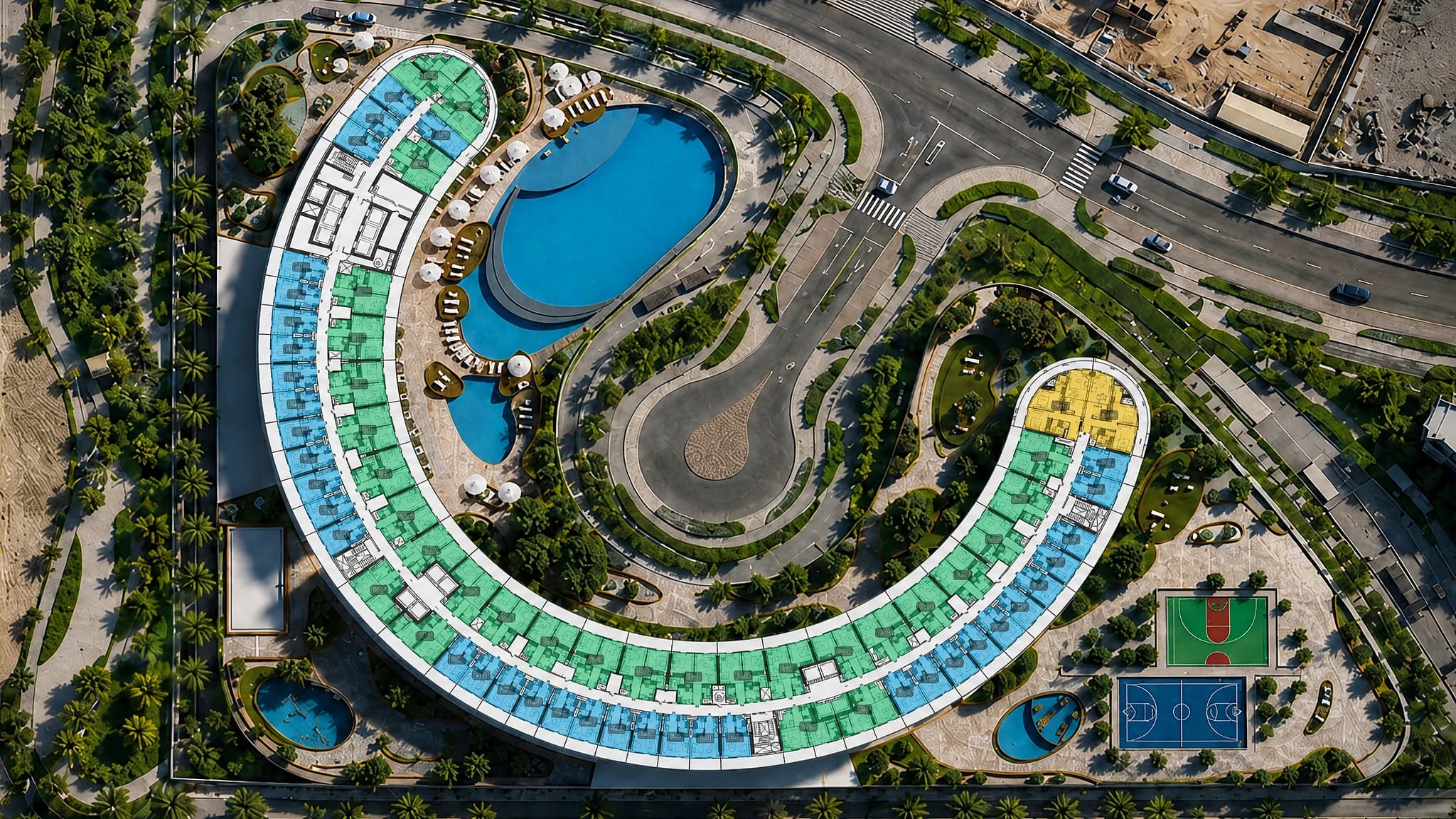 Skyflame by Binghatti in the UAE exterior view
