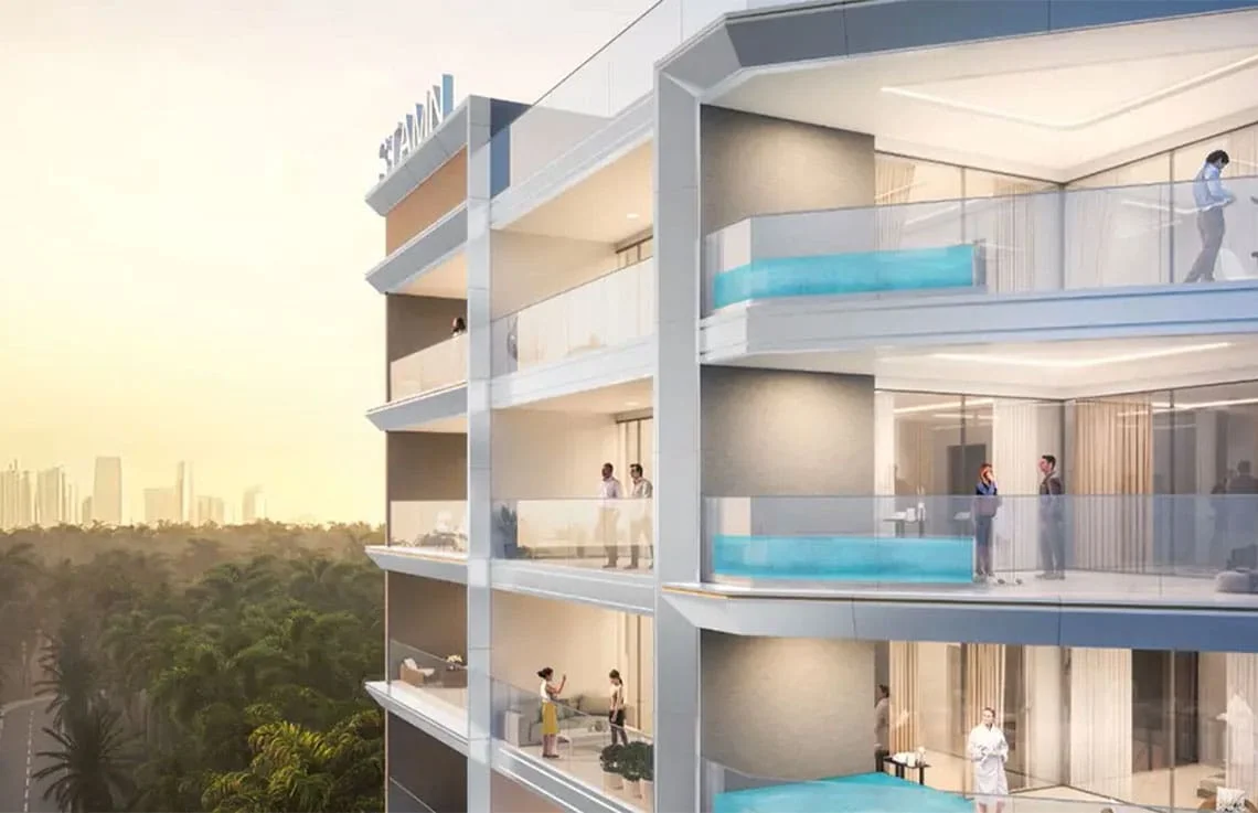 Stamn Yuni at Jumeirah Garden City Dubai in Al Satwa Dubai exterior view