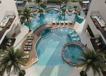 Sunken Balcony at Dubai Land Residence Complex