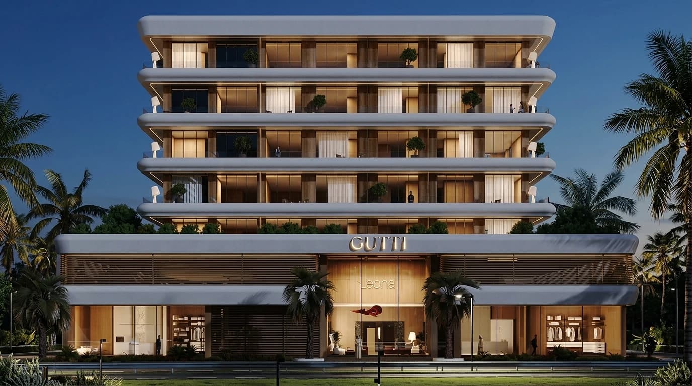 Gutti Development's Veona apartments in Dubai Land Residence Complex.