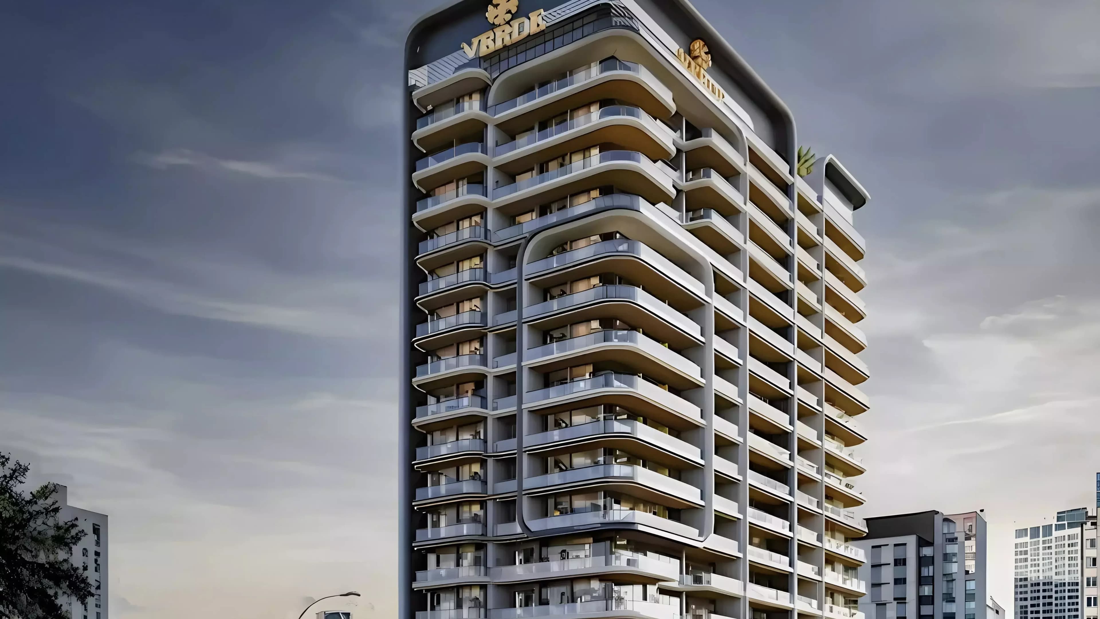 Verde by Vision in Dubai Sports City exterior perspective