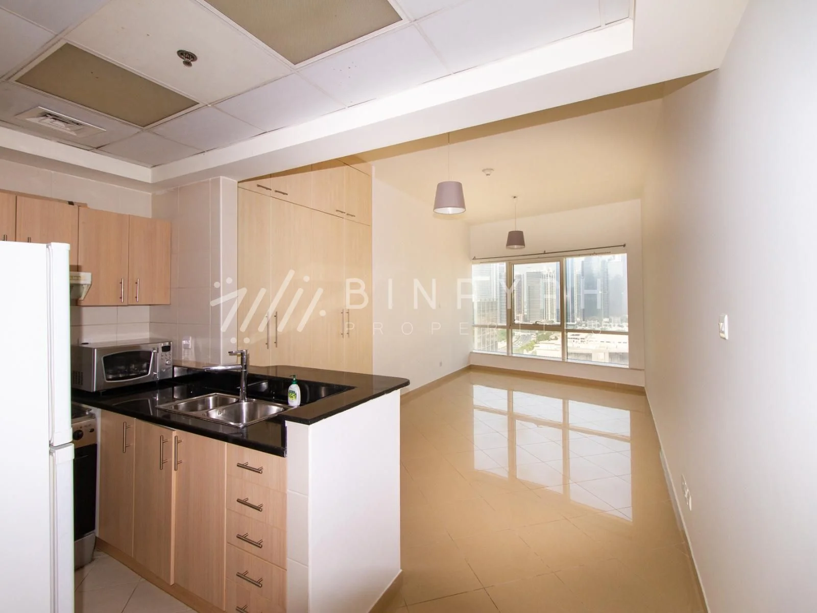 Spacious Fitted Kitchen Lake And City View