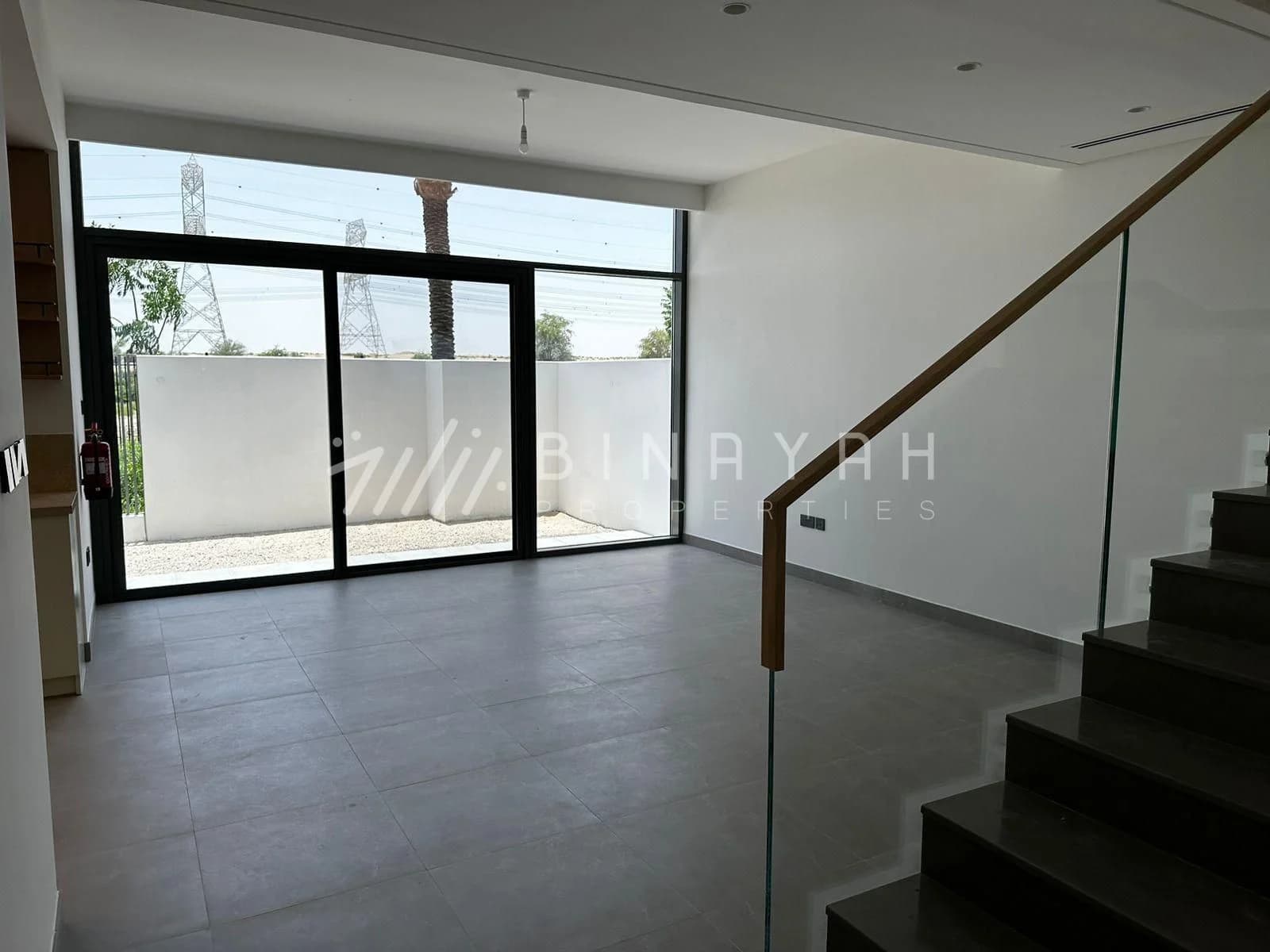 Single Row Family Living Modern Layout