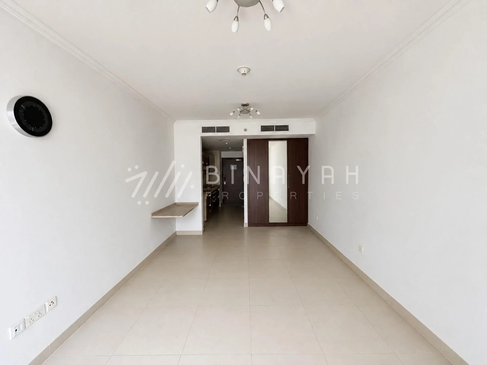 Semi Furnished Vacant Spacious Studio