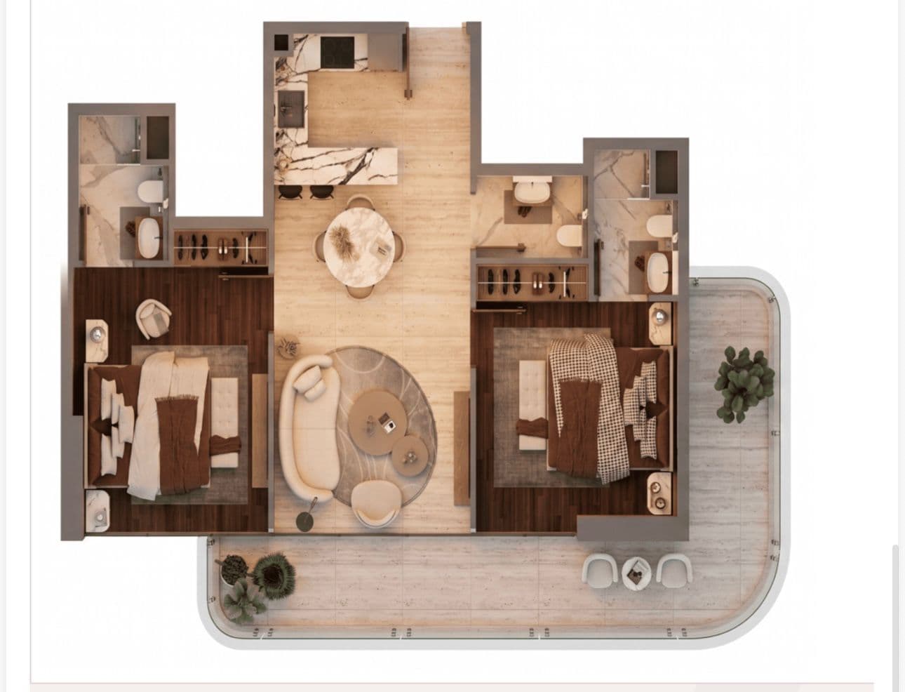 Siana apartments by Zoya Developments in Dubai