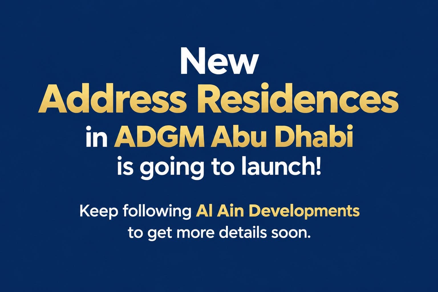 Address Residences in ADGM in Al Maryah Island, Abu Dhabi, Dubai