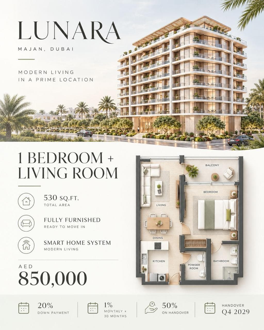 Lunara | Majan apartments in Majan, Dubai