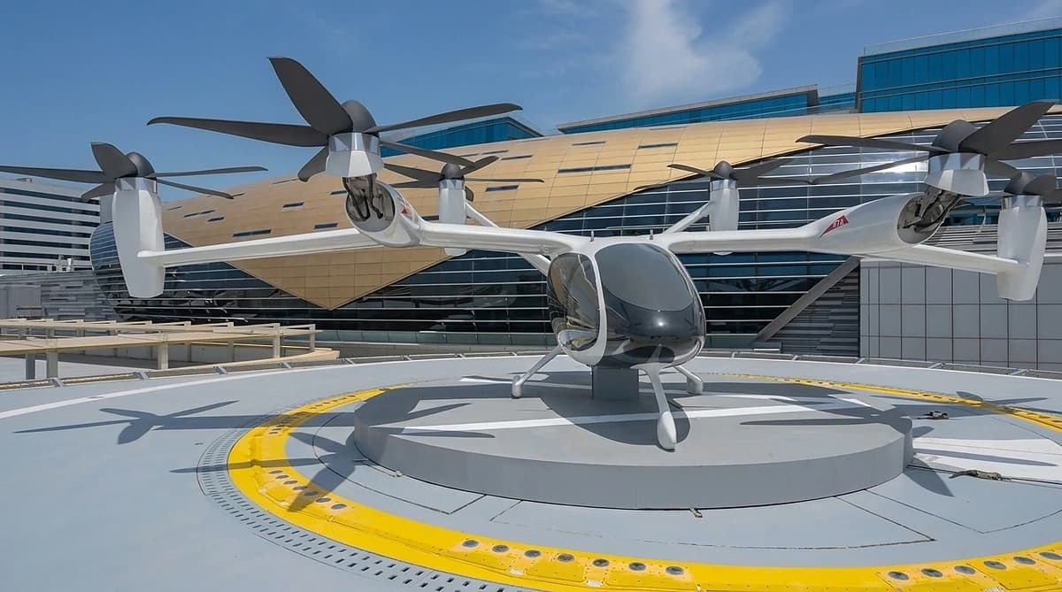 First Air Taxi station Dubai: strategic milestone for urban mobility