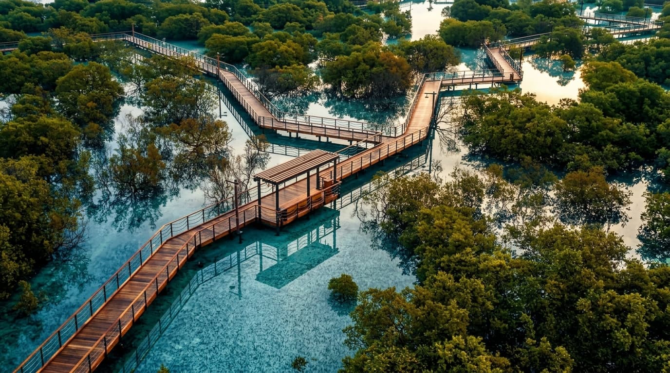 Why is Jubail Island a model for conservation led community making?