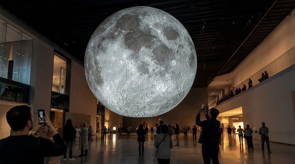 Where can I visit the Museum of the Moon in Dubai and what does it cost?