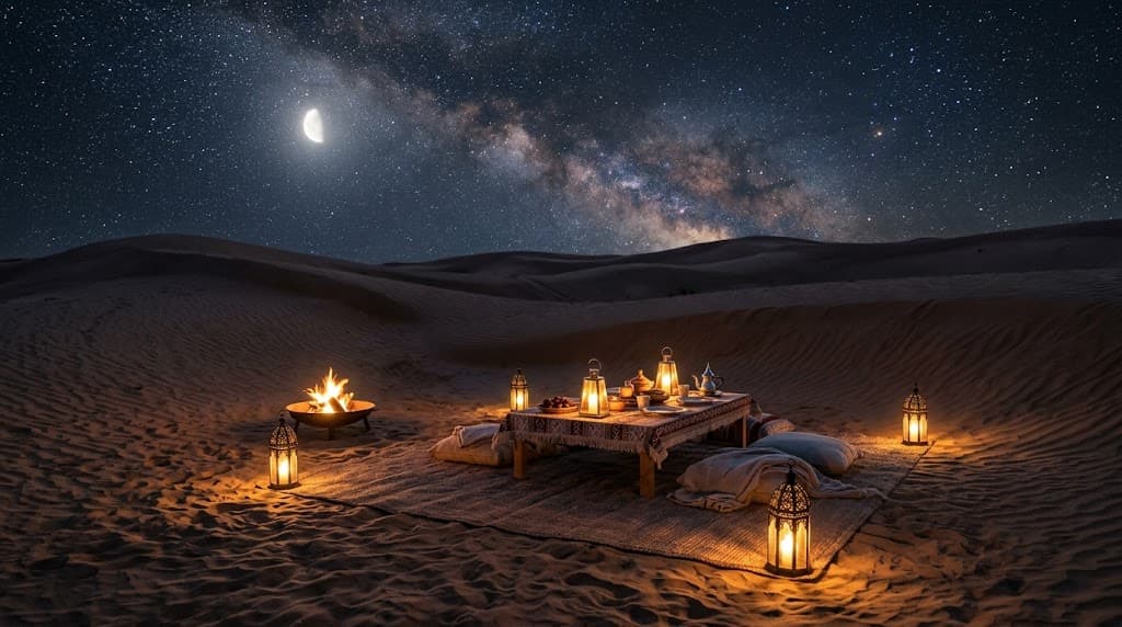 How much does an evening desert safari cost in Dubai and what should I expect?