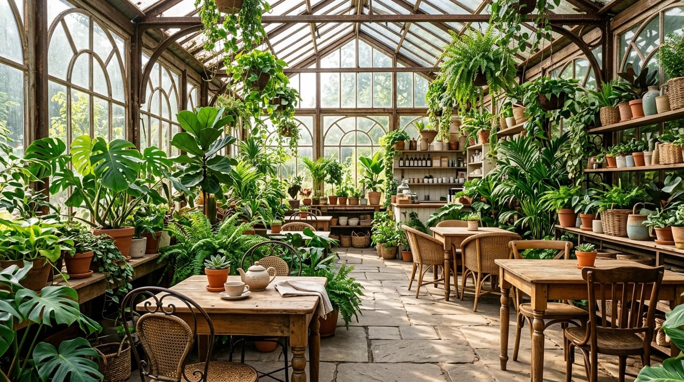 What is a greenhouse café and why choose it in Dubai?
