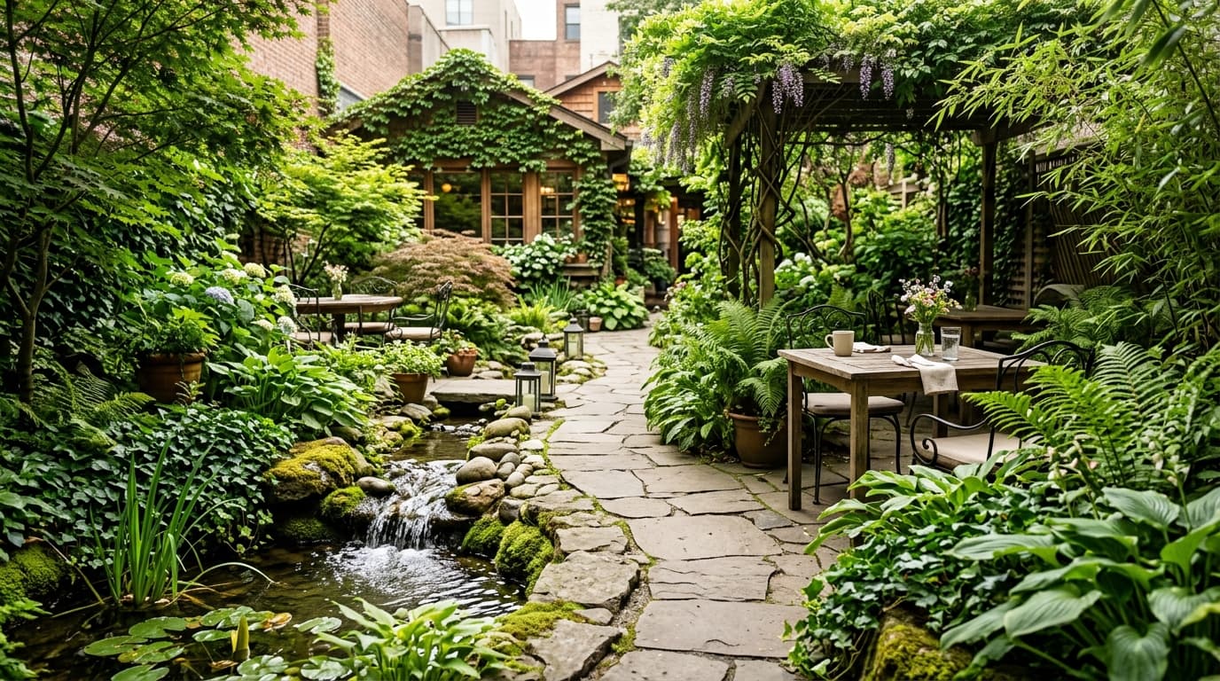 Can a garden café in Dubai really be a zen escape close to nature?