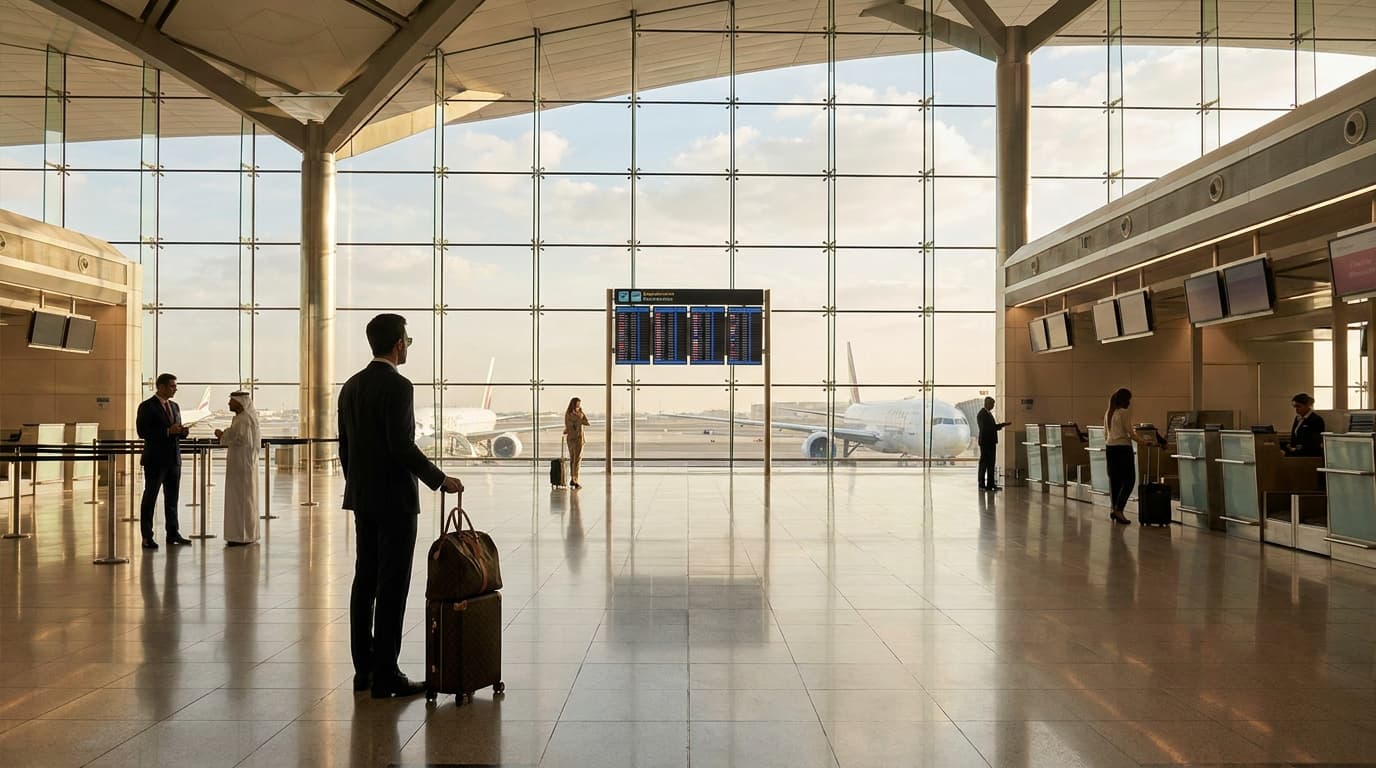 Are UAE airports operating reduced schedules and ongoing disruption?