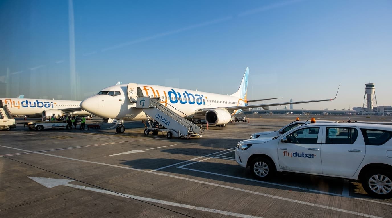 What guidance did flydubai issue for affected passengers on April 9?