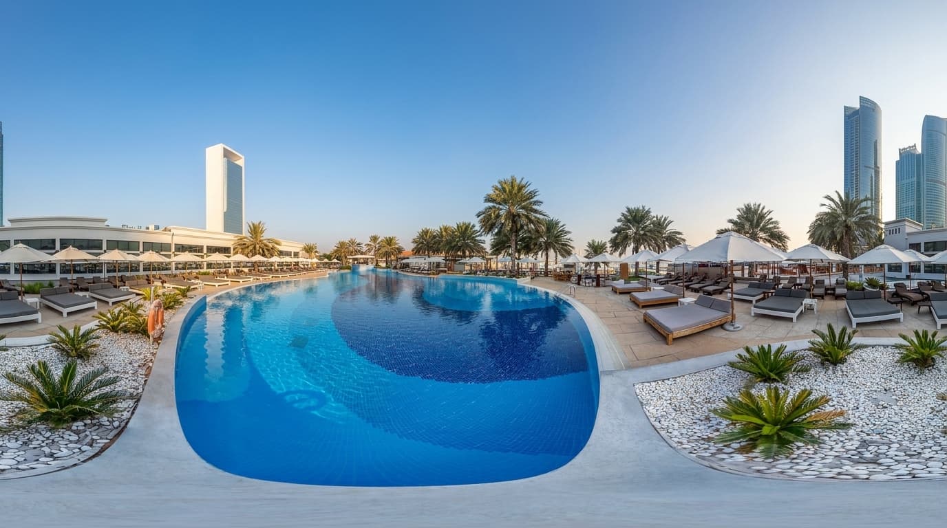 West Bay Beach Club Abu Dhabi: why choose the Corniche location for families?
