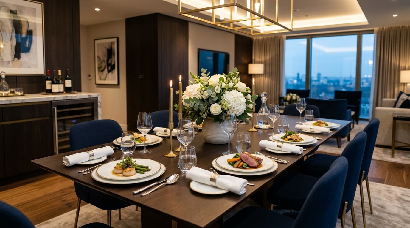 How much does Eugène Eugène's extended business lunch cost?