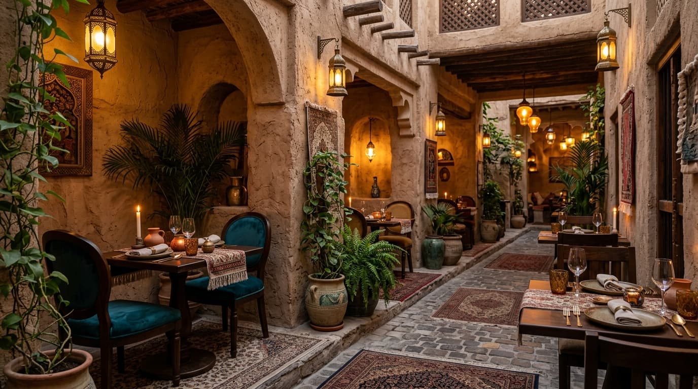 Where can you find a hidden, intimate restaurant in Dubai with memorable flavours?