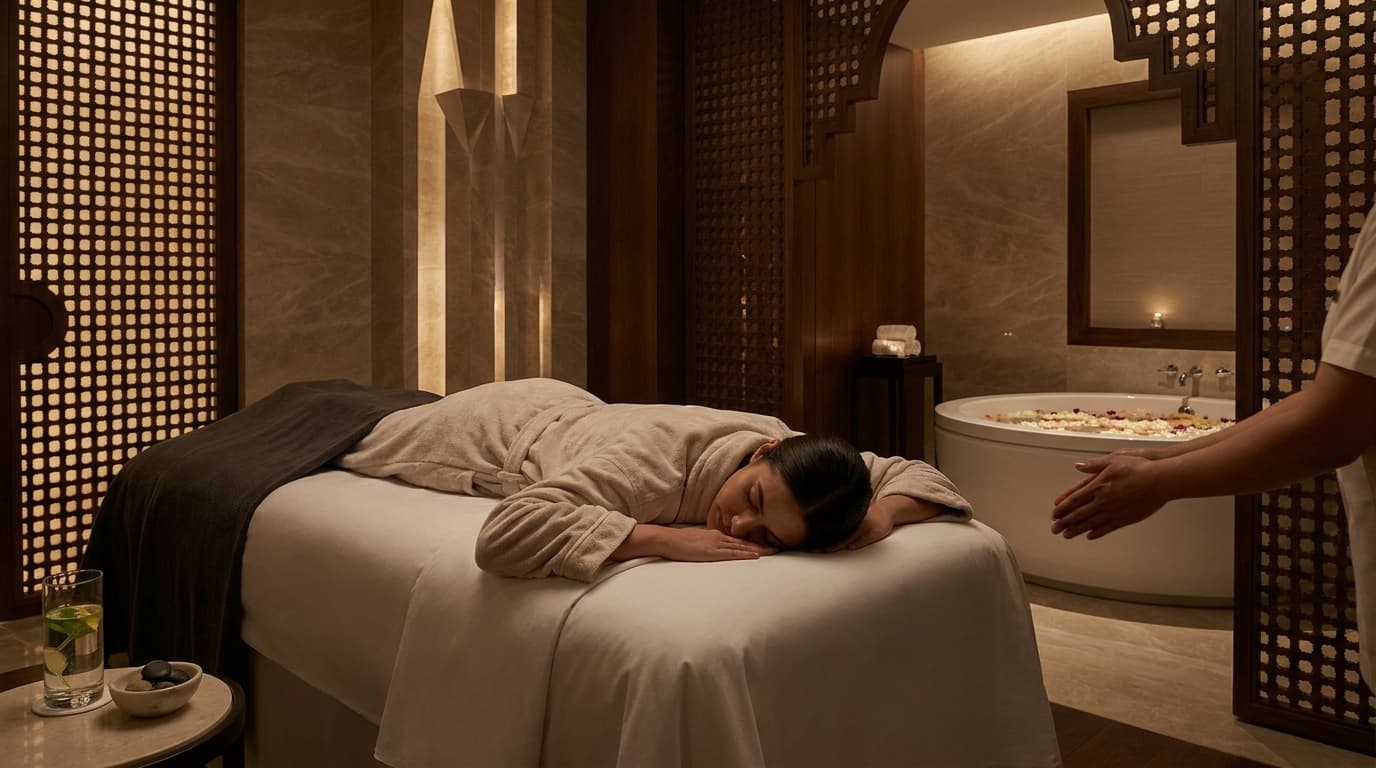 How much does a mid-week reset massage at The Abu Dhabi EDITION cost?