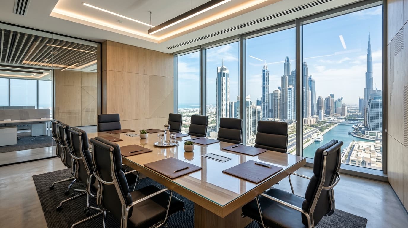 Who coordinates the UAE food security system between government and private sector?