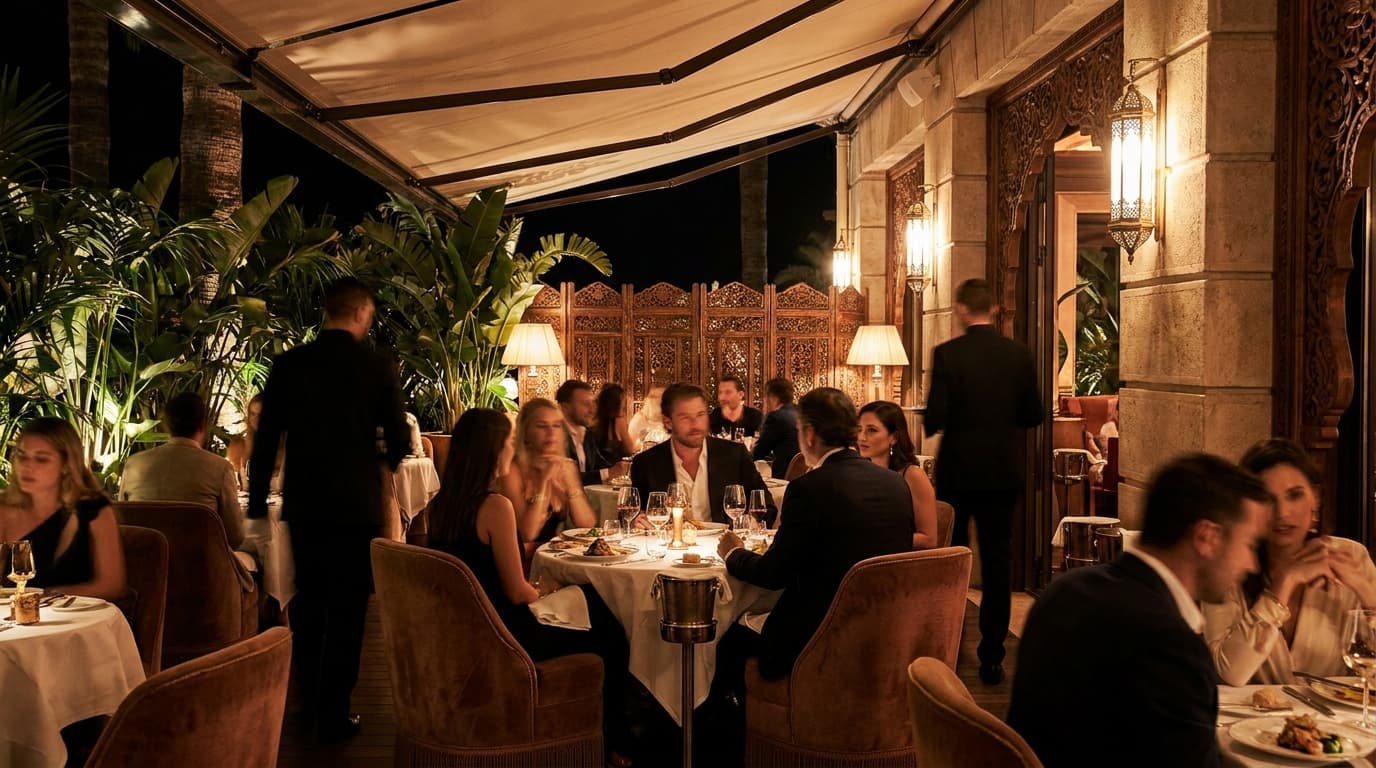 Is Bâoli in Dubai a reliable place for celebrity dinners and nightlife?