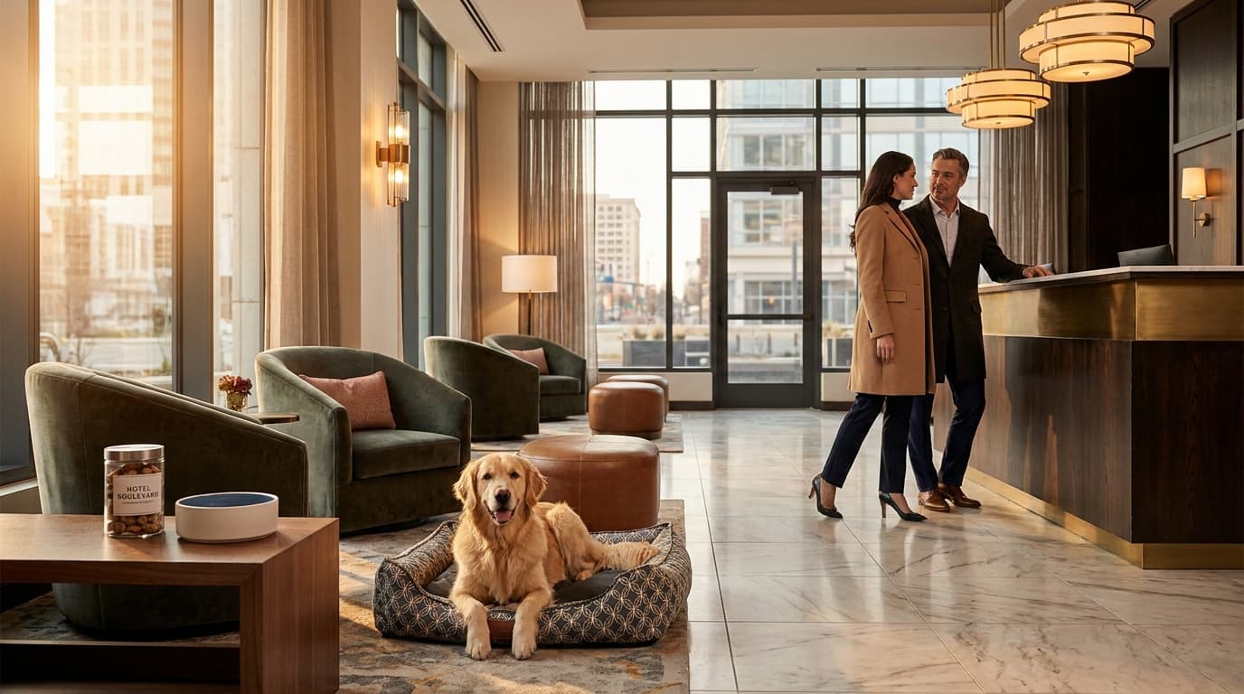 Is Hotel Boulevard, Autograph Collection pet friendly and what are its staycation perks?