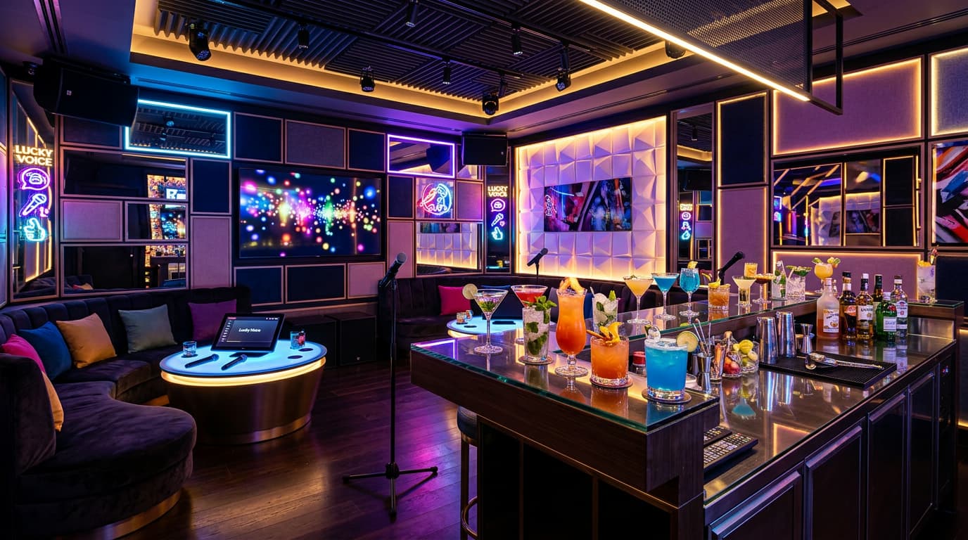 What to expect at Lucky Voice karaoke night and how much does it cost?