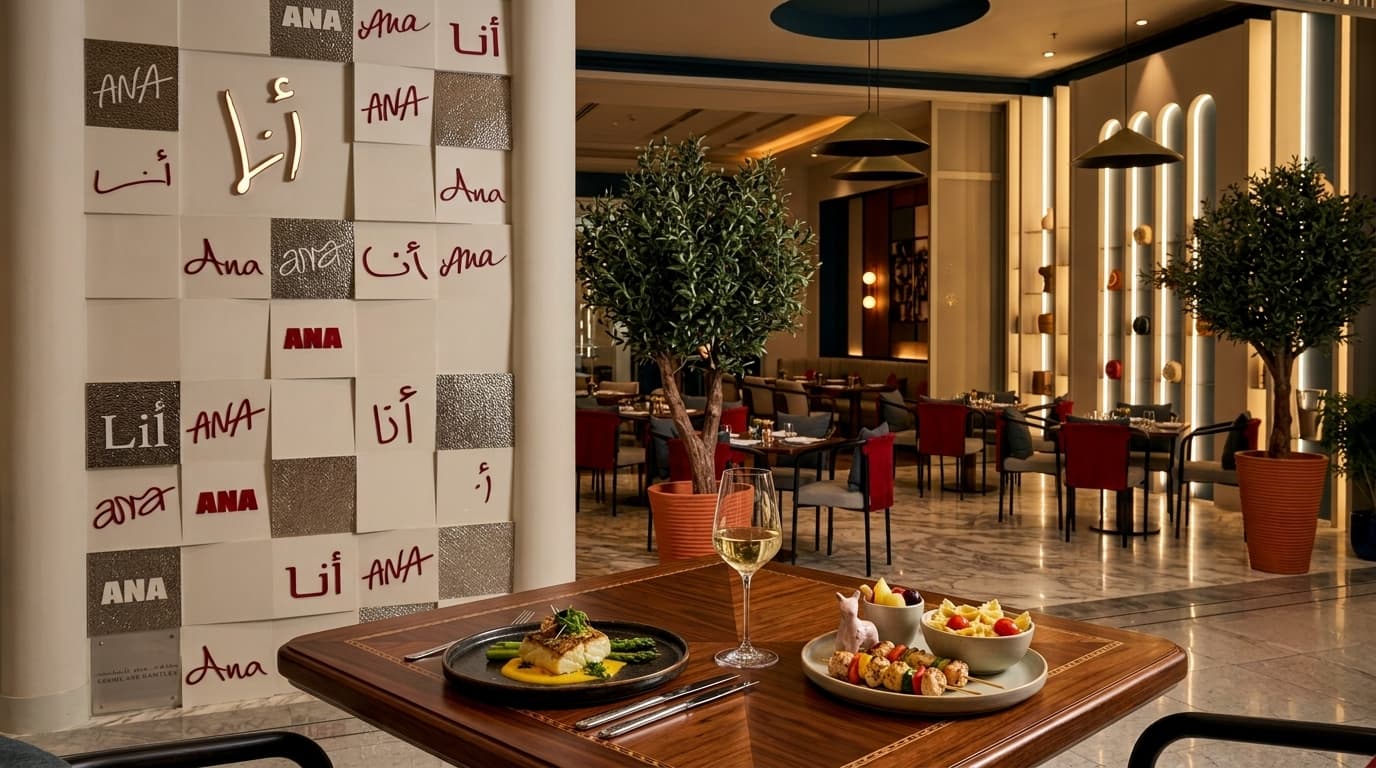 ANA có tặng bữa cho trẻ khi người lớn gọi món chính tại Dubai không?