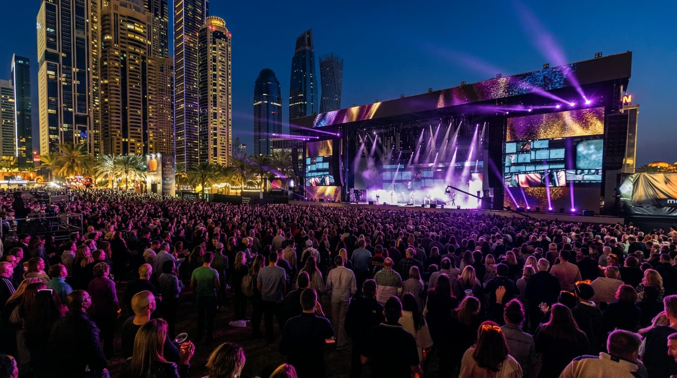 האם Dubai Jazz Festival 2026 יציע הופעות חיות תחת כיפת החשכה?