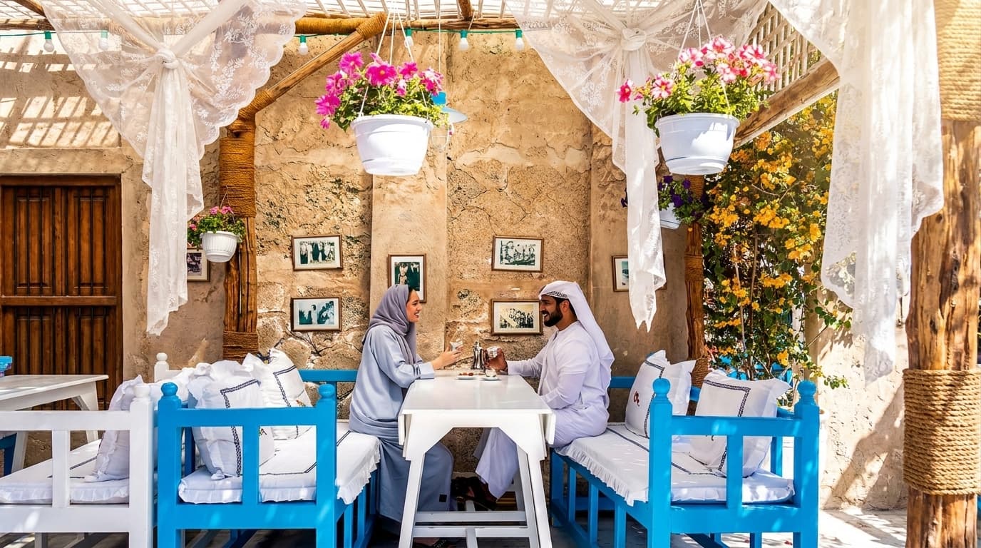 Where is Arabian Tea House and what should I order?