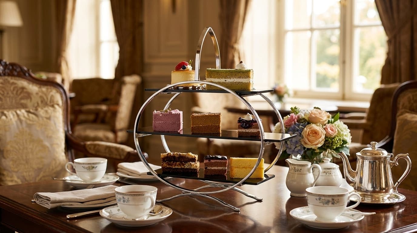What is a classic hotel afternoon tea in Dubai?