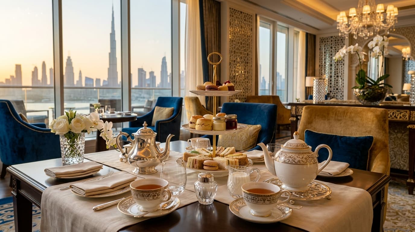 How common are generous refills and endless pours at Dubai tea venues?