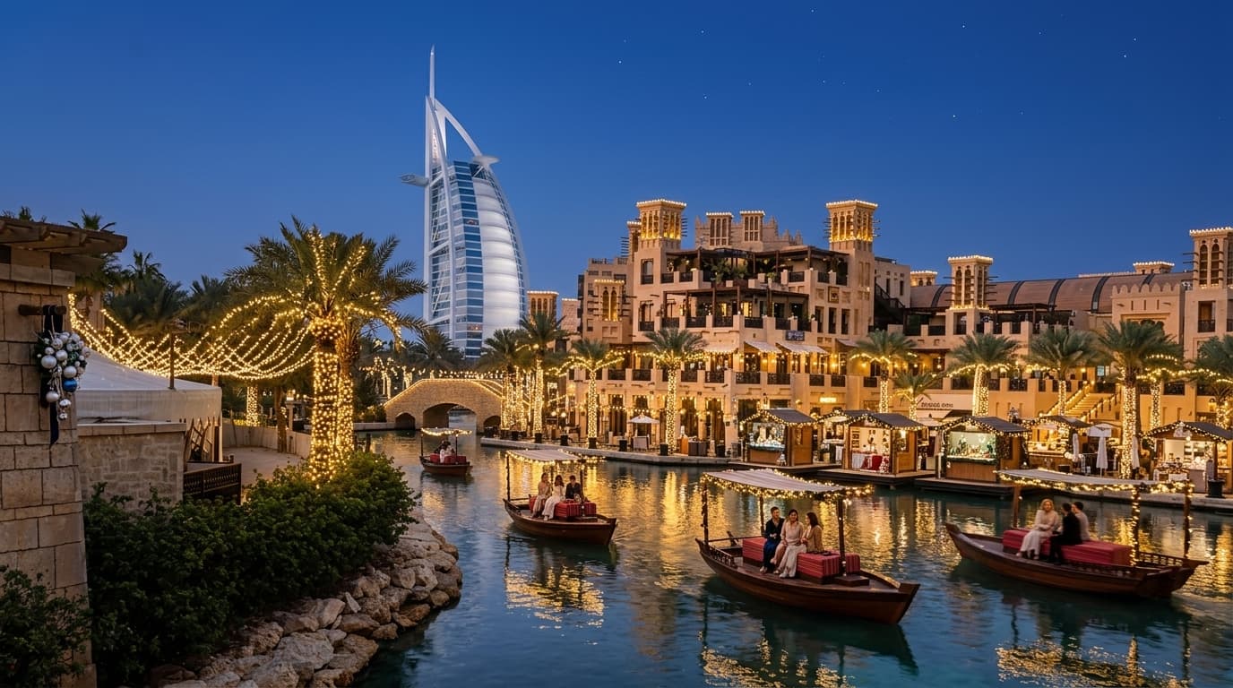 What is the Madinat Jumeirah Christmas market?