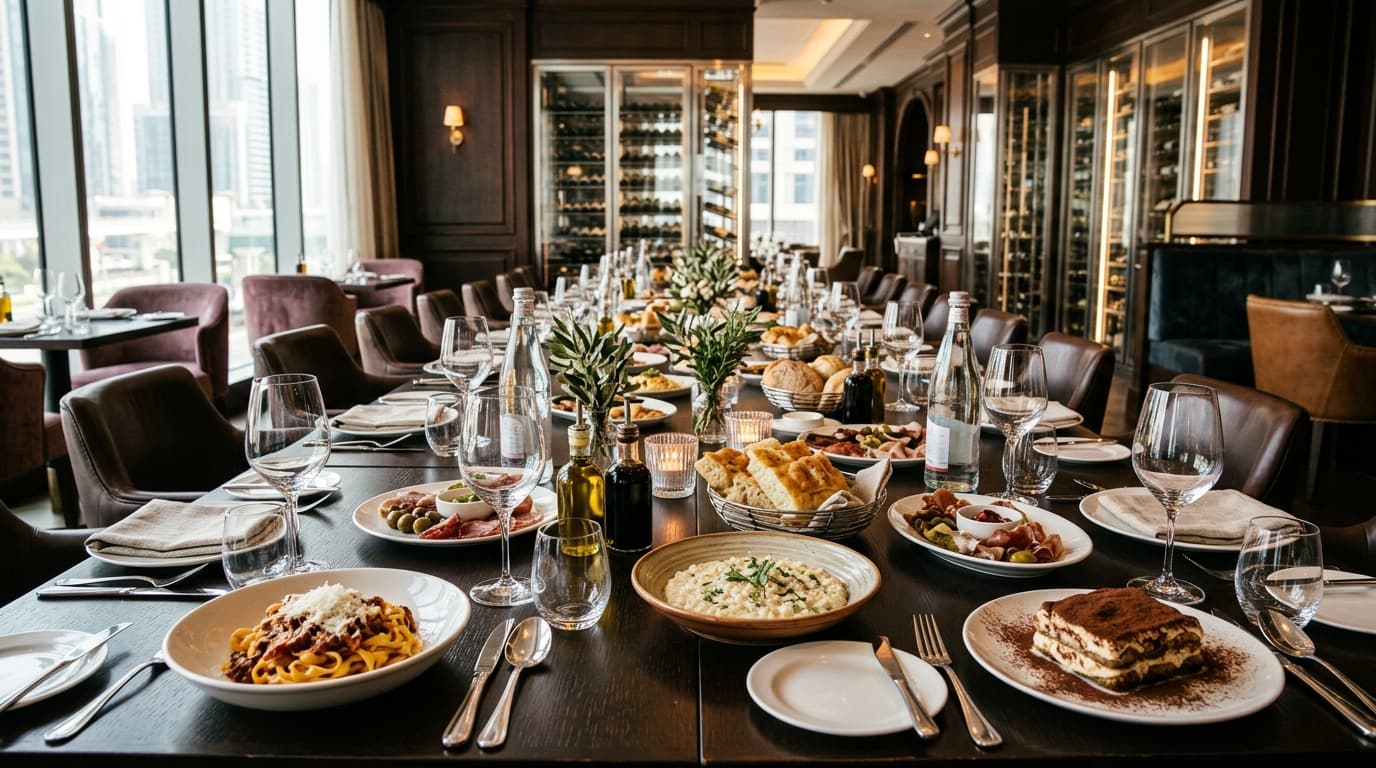 Chic Nonna Il Pranzo della Nonna long lunch: what is included in the AED 130 140 set menu?