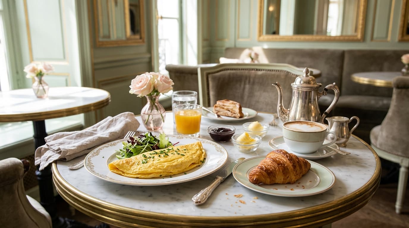 Ladurée Parisian Breakfast UAE: what does the AED 65 weekday breakfast include and when is it available?