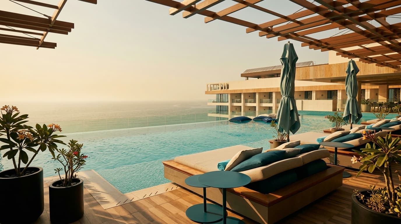 Cala Vista at Jumeirah Mina Al Salam: how much is an Italian-coast style pool day?