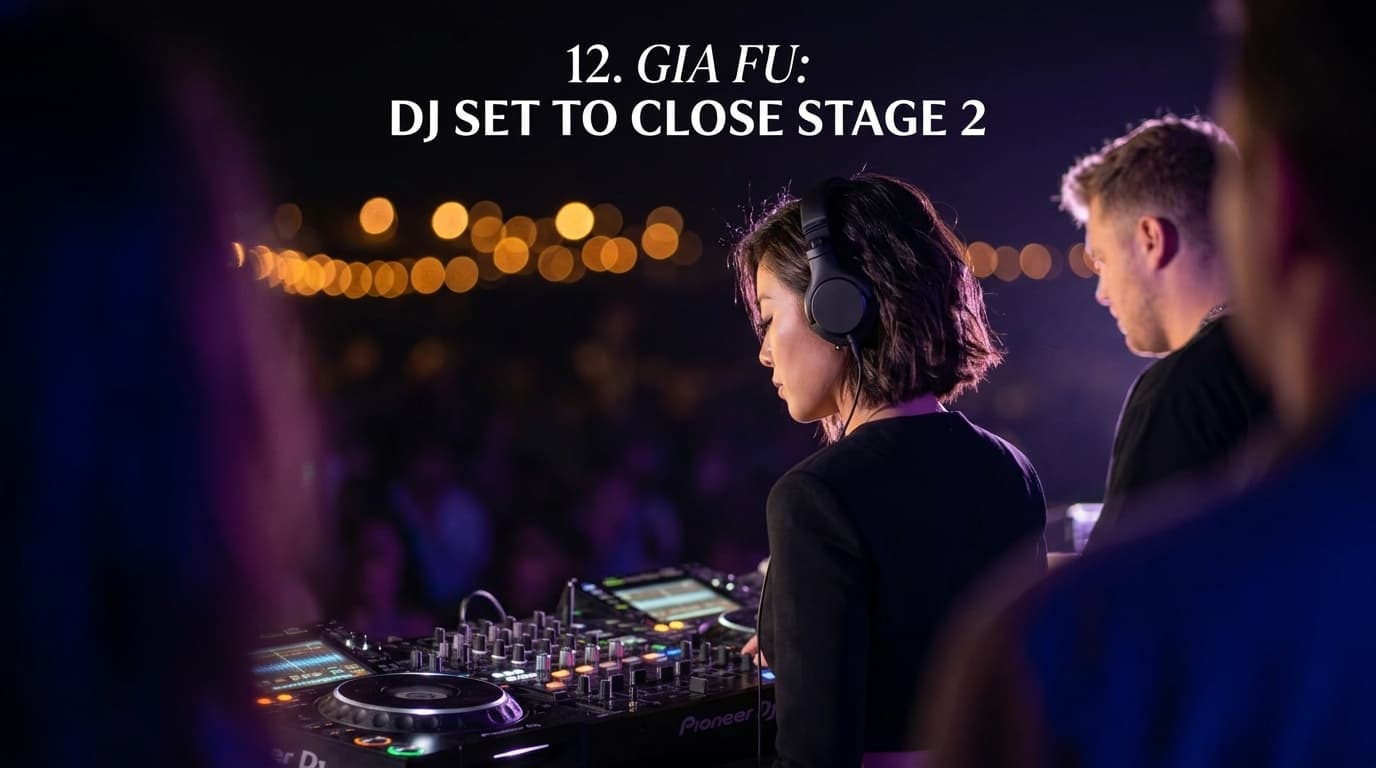 Who is Gia Fu and when is the DJ set at Sole DXB?