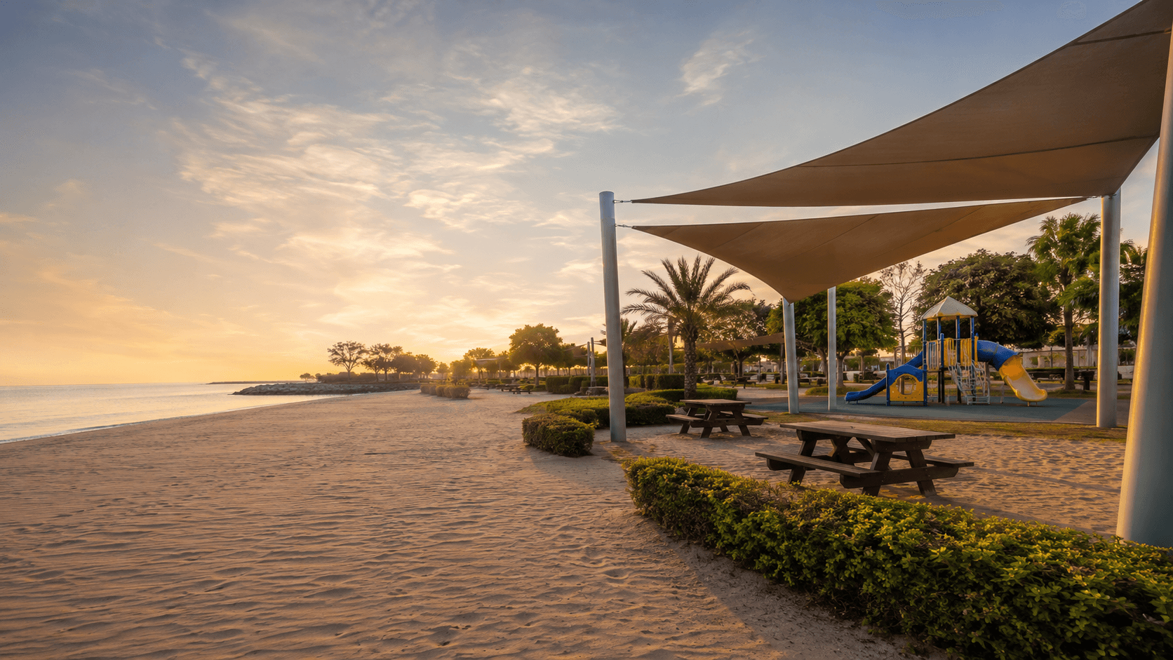 What family-friendly beaches, parks and recycling centres are in Kalba?