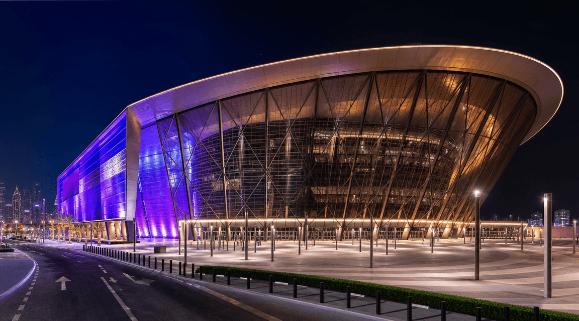 Why is Coca-Cola Arena a top venue for concerts in Dubai?