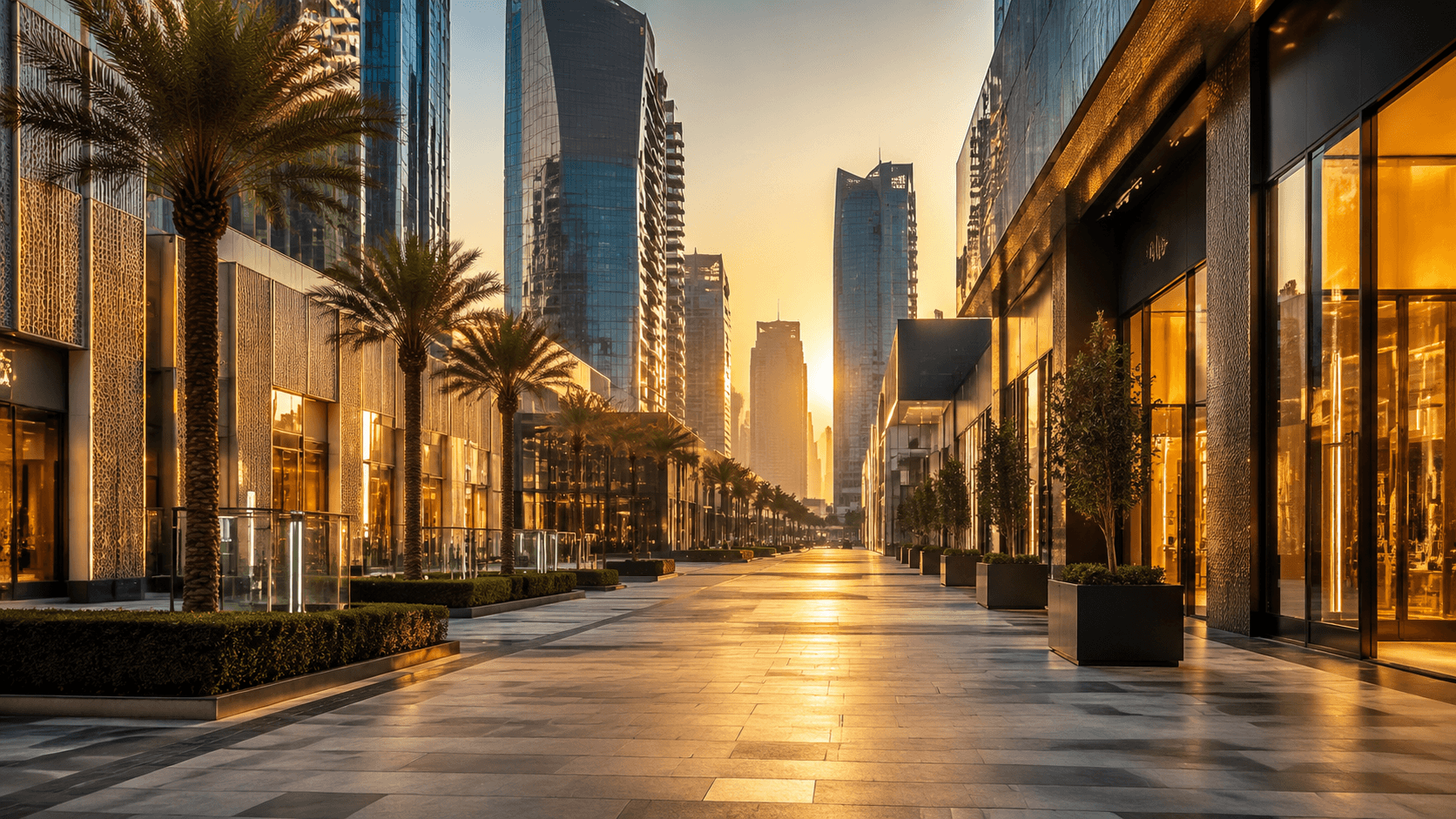 What are the near-term outlook and risks for Dubai retail real estate?